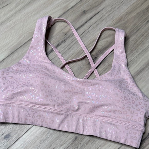 ZYIA Other - ZYIA Pink Leopard Unicorn L&T strappy bra